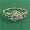 American Diamond Openable kada with 2 Tone Plating