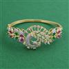 American Diamond Openable kada with 2 Tone Plating