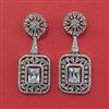 American Diamond Classic Earring with Rhodium Plating