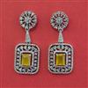 American Diamond Classic Earring with Rhodium Plating