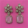 American Diamond Classic Earring with Mehndi Plating