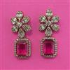 American Diamond Classic Earring with Mehndi Plating