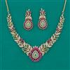 American Diamond Classic Necklace with Carat Plating