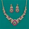 American Diamond Classic Necklace with Carat Plating