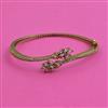 American Diamond Openable kada with Rhodium Plating 2 Tone Plating Mehndi Plating