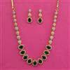 American Diamond Classic Necklace with 2 Tone Plating