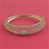 American Diamond Openable kada with Rhodium Plating 2 Tone Plating Mehndi Plating