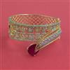 American Diamond Openable kada with 2 Tone Plating