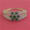 American Diamond Openable kada with 2 Tone Plating