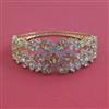 American Diamond Openable kada with 2 Tone Plating