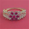 American Diamond Openable kada with 2 Tone Plating