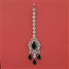 American Diamond Classic Tikka with Rhodium Plating