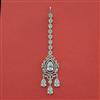 American Diamond Classic Tikka with Rhodium Plating