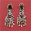 American Diamond Classic Earring with 2 Tone Plating