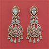 American Diamond Classic Earring with 2 Tone Plating