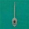 American Diamond Classic Tikka with Rhodium Plating