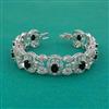 American Diamond Classic Bracelet with Rhodium Plating