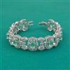 American Diamond Classic Bracelet with Rhodium Plating