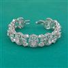 American Diamond Classic Bracelet with Rhodium Plating