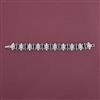 American Diamond Classic Bracelet with Rhodium Plating