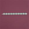 American Diamond Classic Bracelet with Rhodium Plating