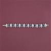 American Diamond Classic Bracelet with Rhodium Plating