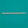 American Diamond Classic Bracelet with Rhodium Plating