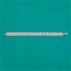 American Diamond Classic Bracelet with Rhodium Plating