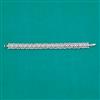 American Diamond Classic Bracelet with Rhodium Plating