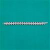 American Diamond Classic Bracelet with Rhodium Plating