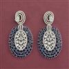 American Diamond Classic Earring with Rhodium Plating