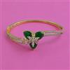 American Diamond Openable kada with 2 Tone Plating