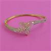 American Diamond Openable kada with 2 Tone Plating