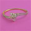 American Diamond Openable kada with 2 Tone Plating