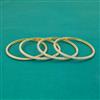 American Diamond Delicate Bangles with 2 Tone Plating