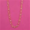 American Diamond Classic Mala With Gold Plating Rhodium Plating