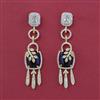 American Diamond Classic Earring with 2 Tone Plating