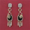 American Diamond Classic Earring with 2 Tone Plating