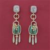 American Diamond Classic Earring with 2 Tone Plating