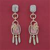 American Diamond Classic Earring with 2 Tone Plating