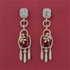American Diamond Classic Earring with 2 Tone Plating