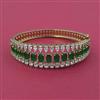 American Diamond Openable kada with Mehndi Plating