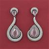 American Diamond Classic Earring with Black Plating