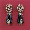 American Diamond Classic Earring with Mehndi Plating