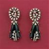 American Diamond Classic Earring with Mehndi Plating