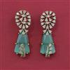 American Diamond Classic Earring with Mehndi Plating