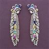 American Diamond Long Earring with Carat Plating