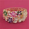 American Diamond Broad Kada with Carat Plating