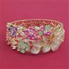 American Diamond Broad Kada with Carat Plating