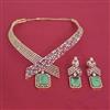 American Diamond Classic Necklace with Carat Plating